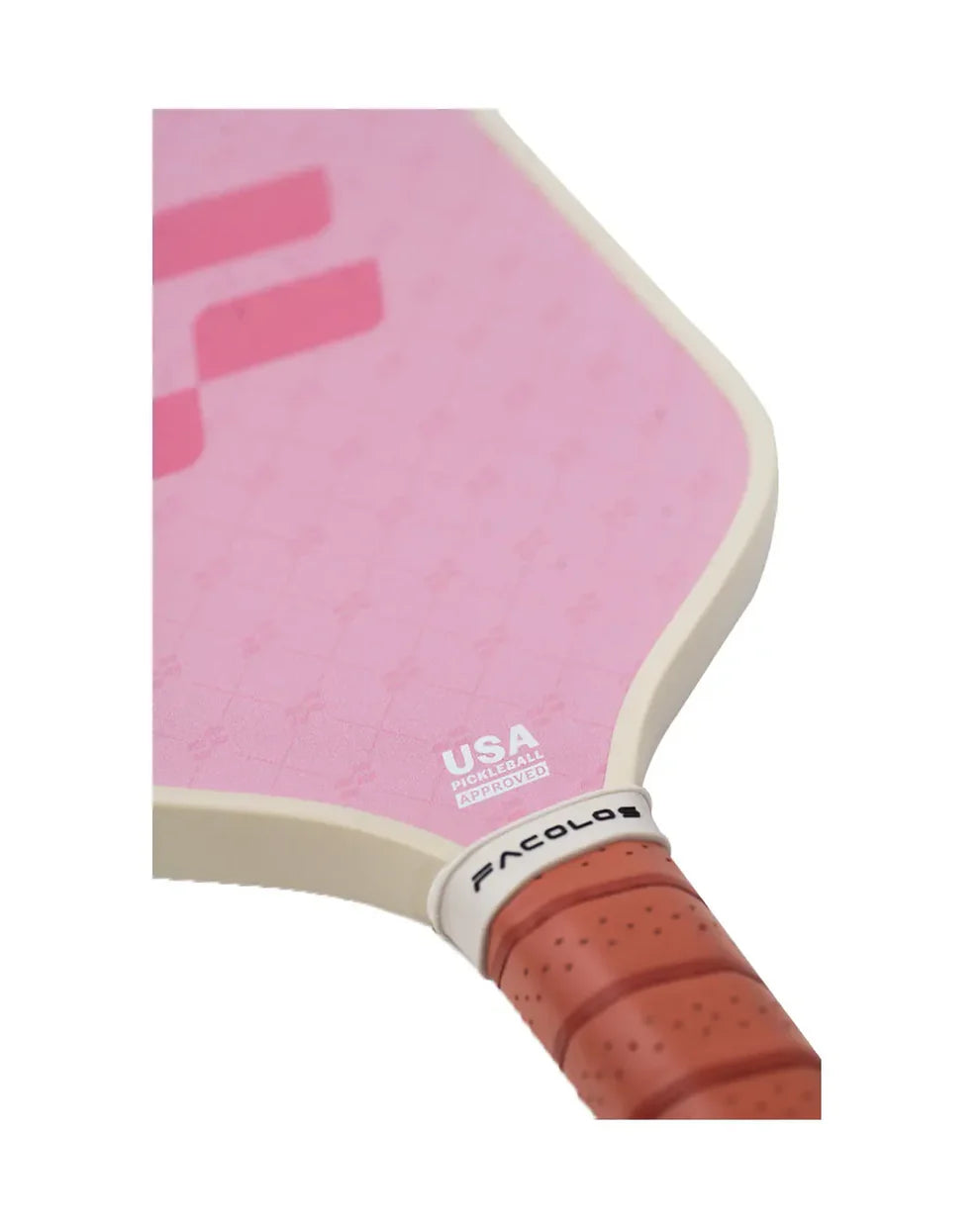 Facolos Pink Lady pickleball paddle action shot