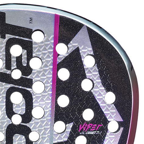 Babolat Viper Soft Juan Lebrón 3.1 — zoom on Soft Carbon material