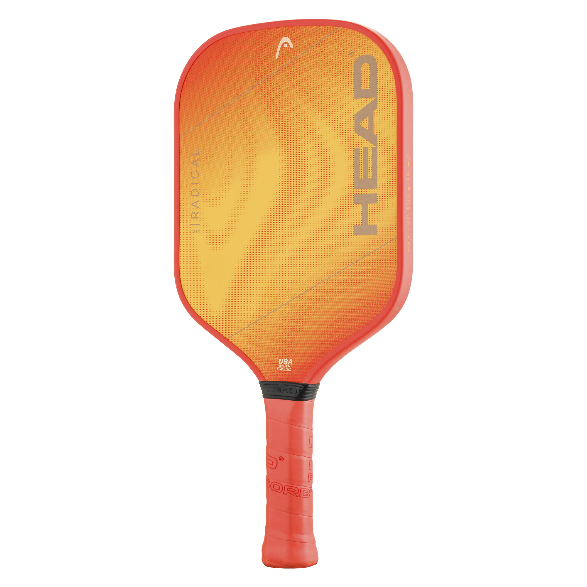 HEAD Radical Xceed Pickleball Paddle - face view