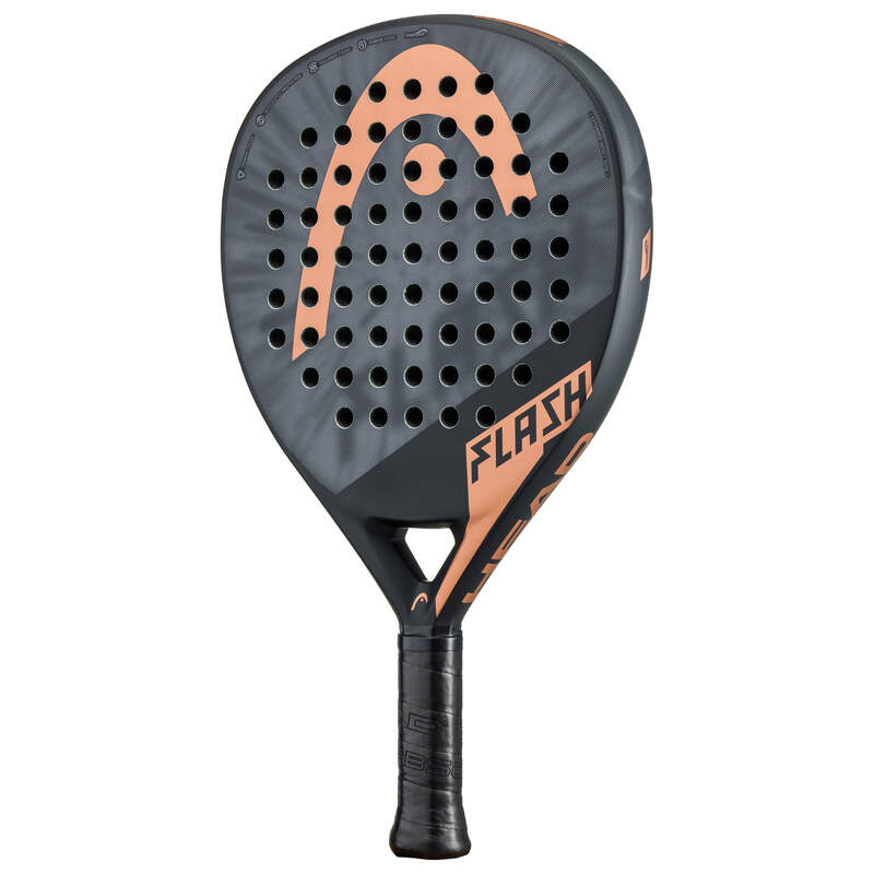 HEAD Flash CO GR padel racket — fibreglass face, soft feel, 360 g. Great first competitive racket