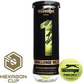 Slazenger padel balls - 3 Pack — reliable Slazenger. Felt and rubber, pressurised can, 3 balls per pack. Club and social play