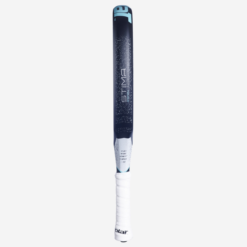 Babolat Stima Energy padel racket — forgiving round-shape for intermediate players. 335g, Carbon Flex, EVA core