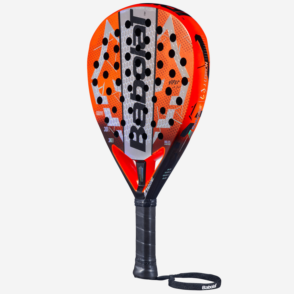 Babolat Viper Juan Lebrón 3.0 padel racket — Juan Lebrón signature. Diamond shape, 3K carbon, 370g head-heavy. Advanced power players