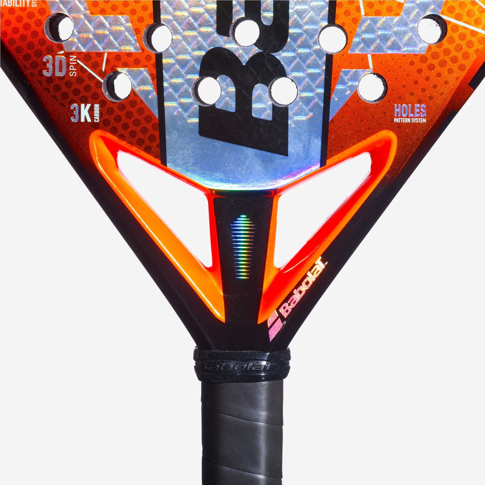 Babolat Viper Juan Lebrón 3.0 padel racket — Juan Lebrón signature. Diamond shape, 3K carbon, 370g head-heavy. Advanced power players