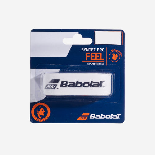 Babolat Syntec Pro replacement grip — premium tacky. Replaces stock grip on padel and pickleball rackets