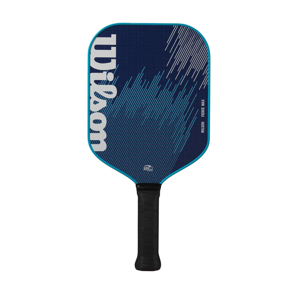 Wilson Fierce Max pickleball paddle — forgiving beginner. 13mm polypropylene core, textured fibreglass face, balanced feel