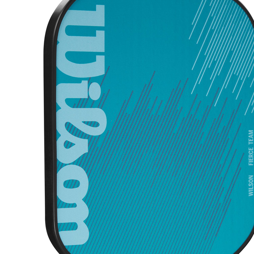 Wilson Fierce Team 13 Pickleball Paddle Blue - handle detail