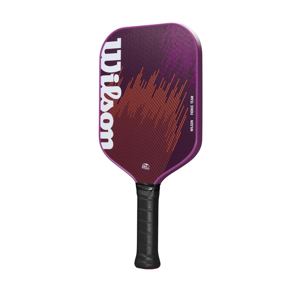 Wilson Fierce Team 13 Pickleball Paddle Red - face detail