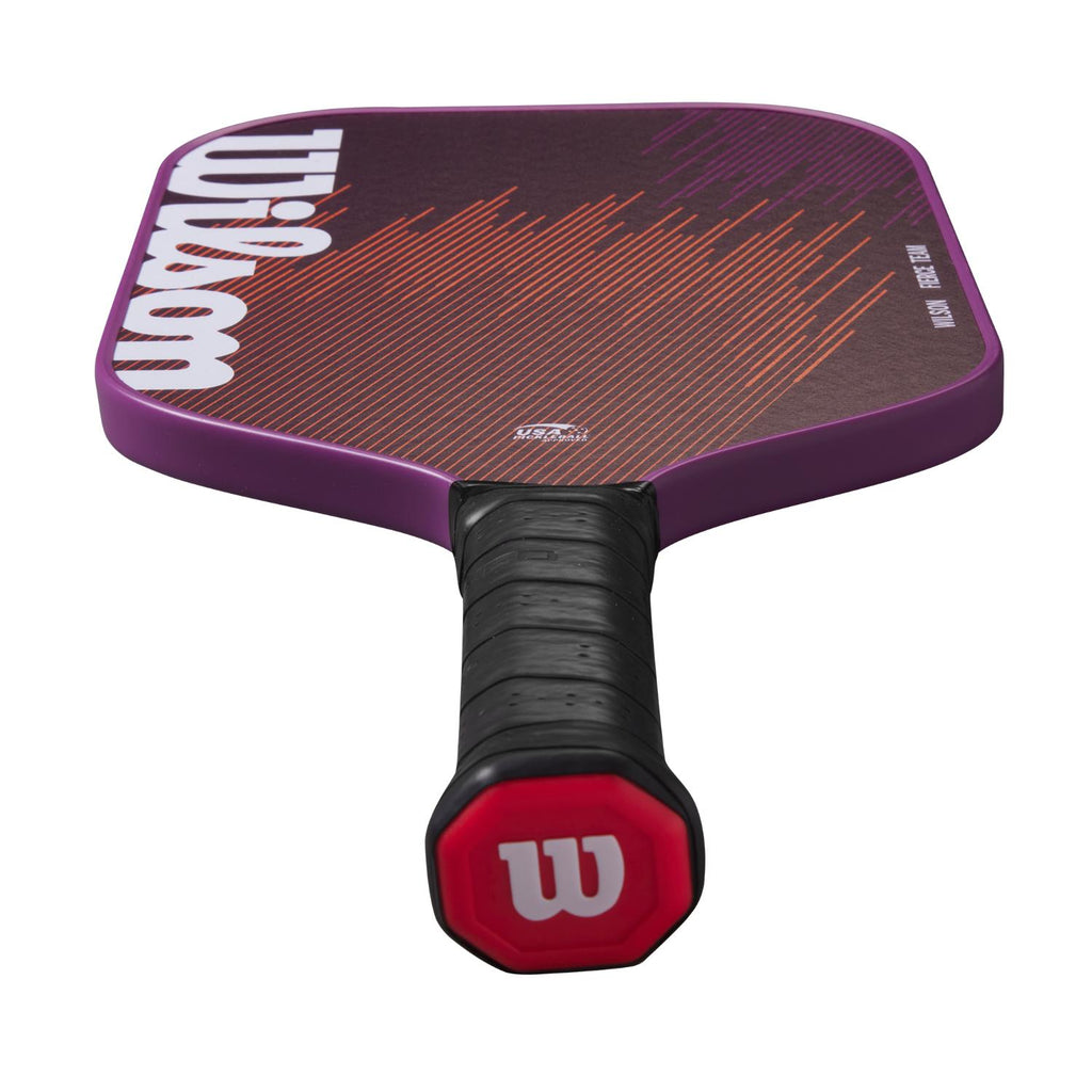 Wilson Fierce Team 13 Pickleball Paddle Red - back view