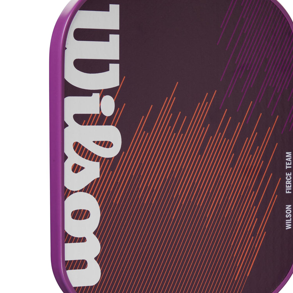 Wilson Fierce Team 13 Pickleball Paddle Red - handle detail