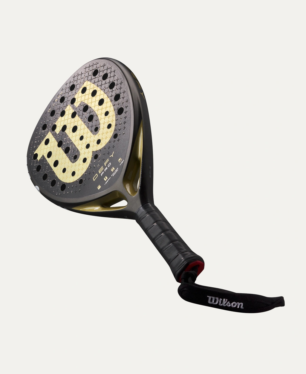Wilson Defy Pro V1 padel racket — flagship Wilson power. 15K carbon, Power Foam, diamond shape. Advanced attackers