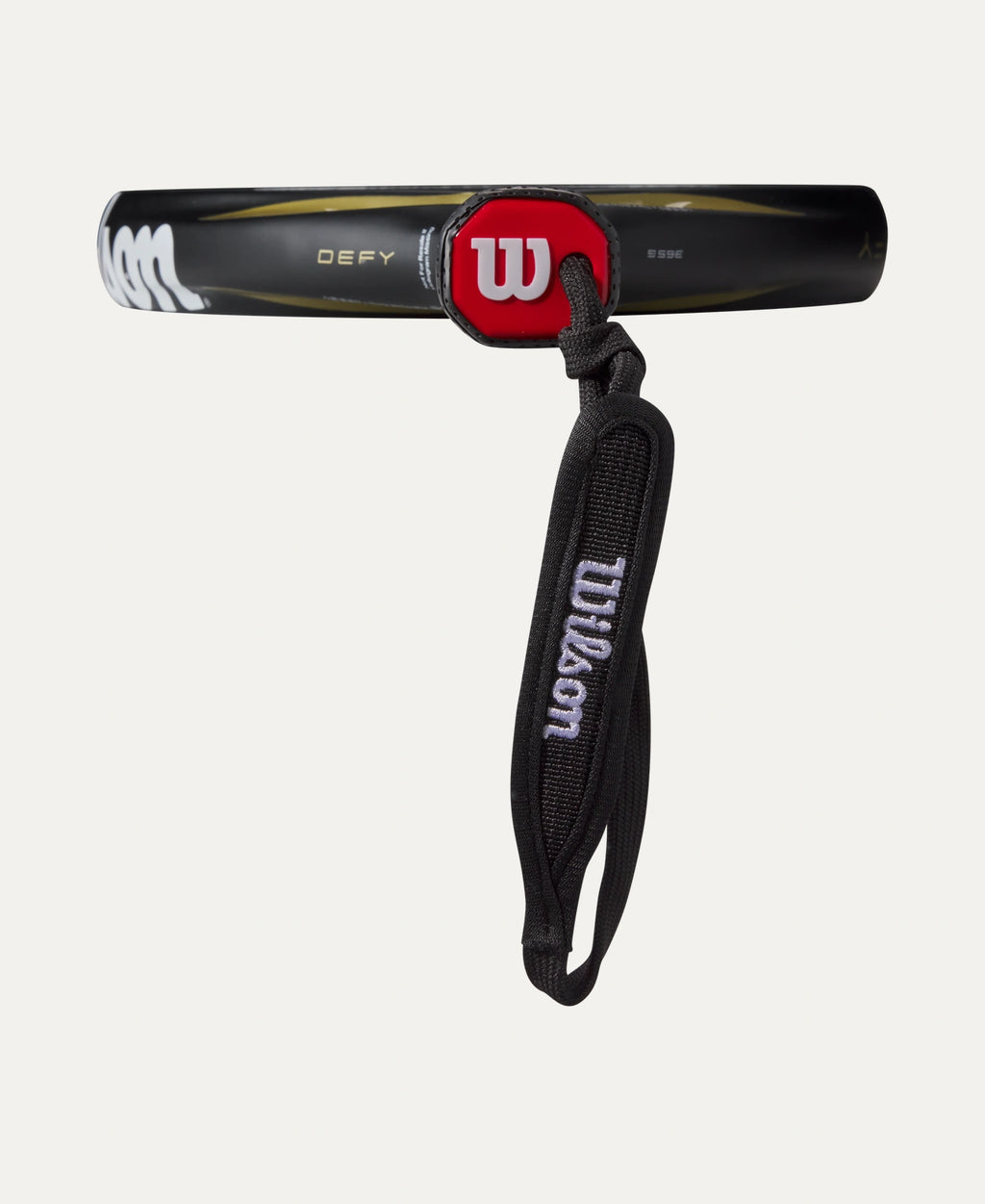 Wilson Defy V1 padel racket — diamond-shape. 3K carbon face, Power Foam core, balanced power. Intermediate to advanced