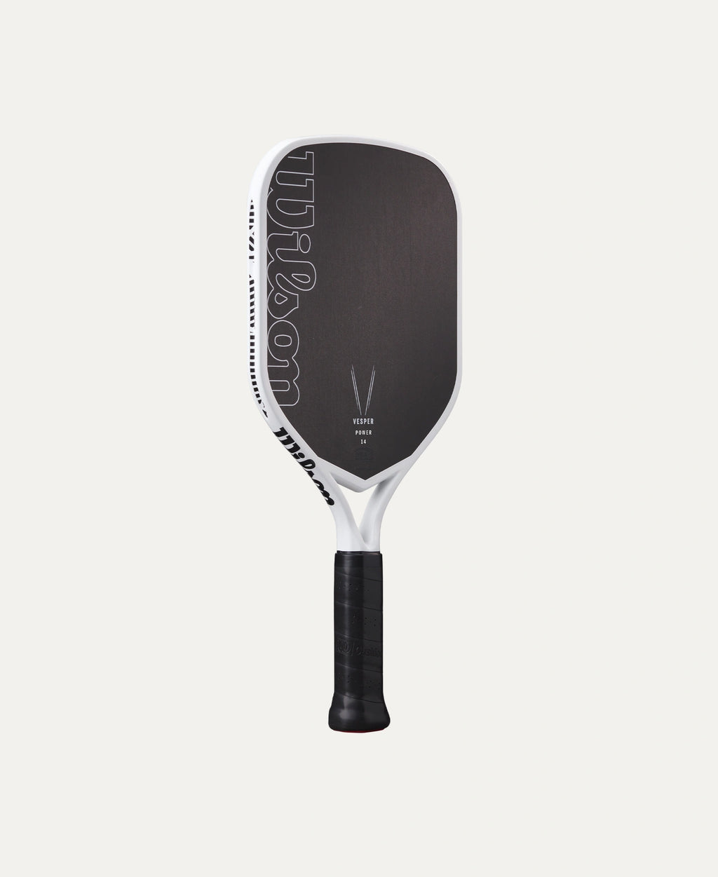 Wilson Vesper Power 14 pickleball paddle — flagship power. 14mm core, elongated shape, raw hybrid face. Advanced attackers