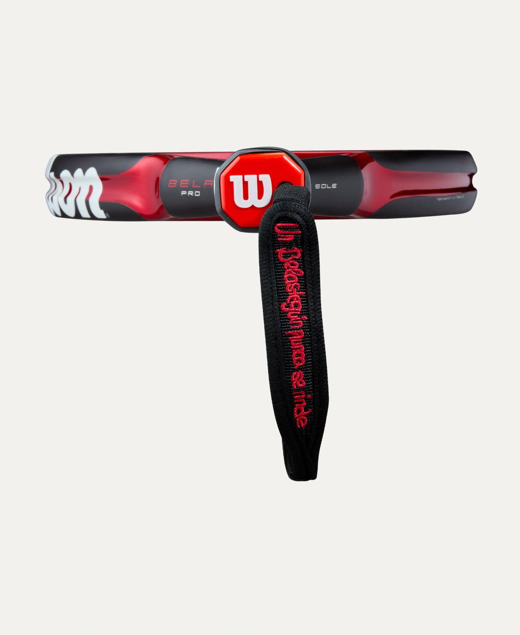Wilson Bela Pro V3 padel racket — Pro Belasteguín. 24K carbon, Power Foam, teardrop shape. Advanced players
