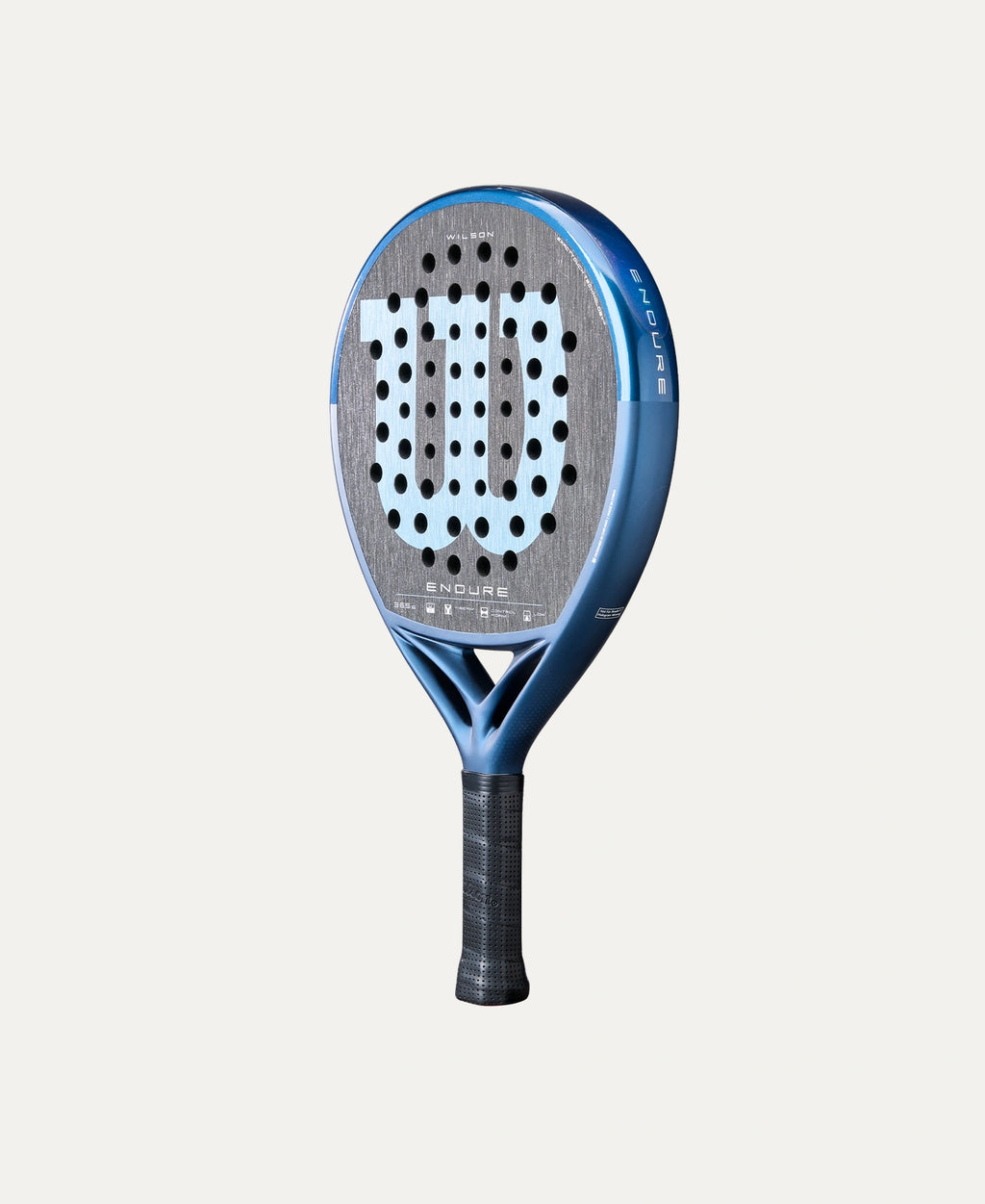 Wilson Endure V1 padel racket — round-shape control. UD carbon face, Control Foam core. Intermediate to advanced
