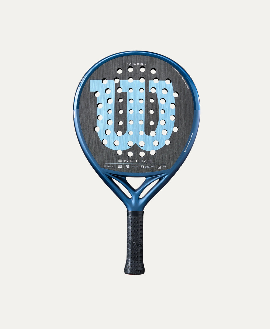 Wilson Endure V1 padel racket — round-shape control. UD carbon face, Control Foam core. Intermediate to advanced
