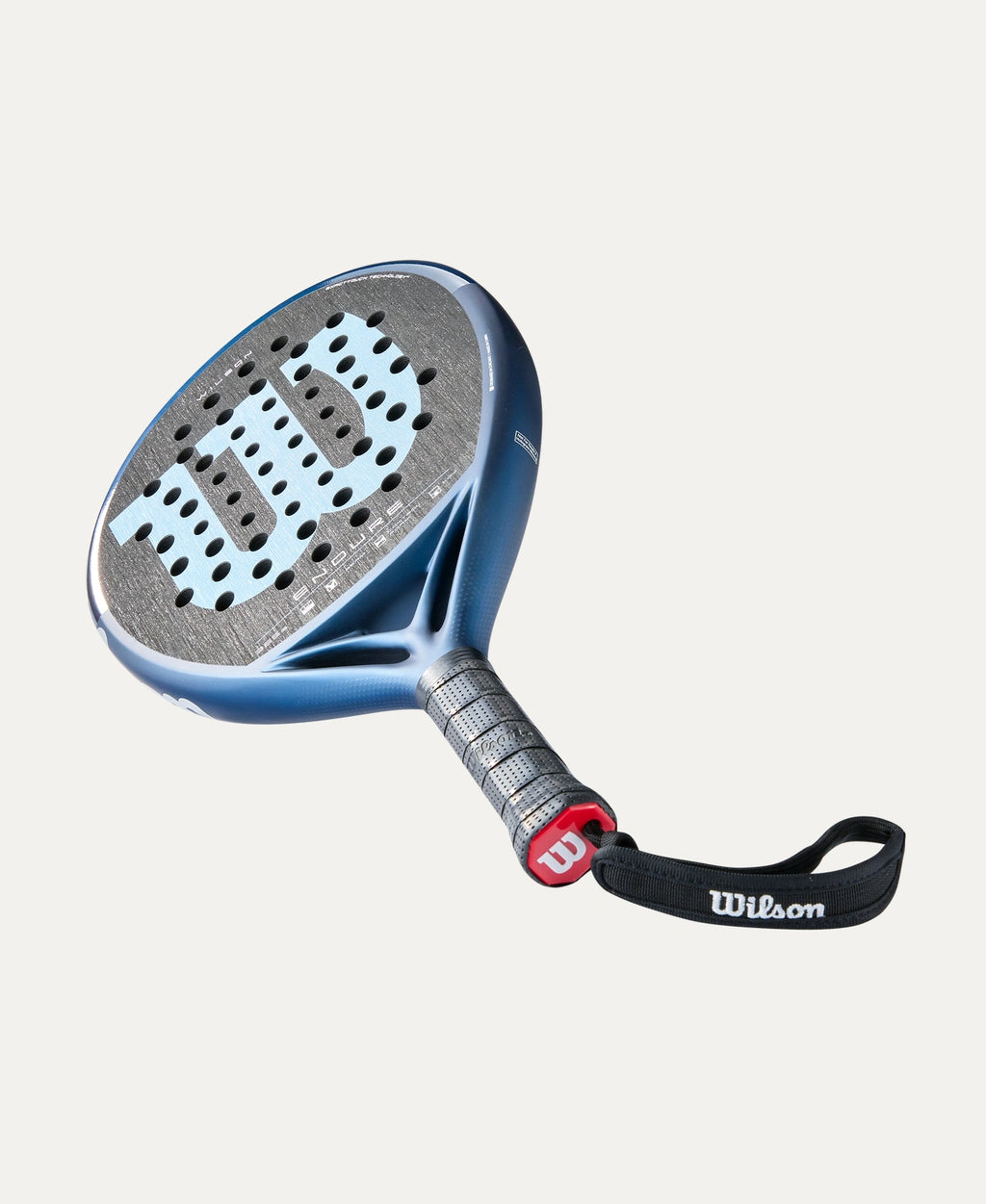 Wilson Endure V1 padel racket — round-shape control. UD carbon face, Control Foam core. Intermediate to advanced