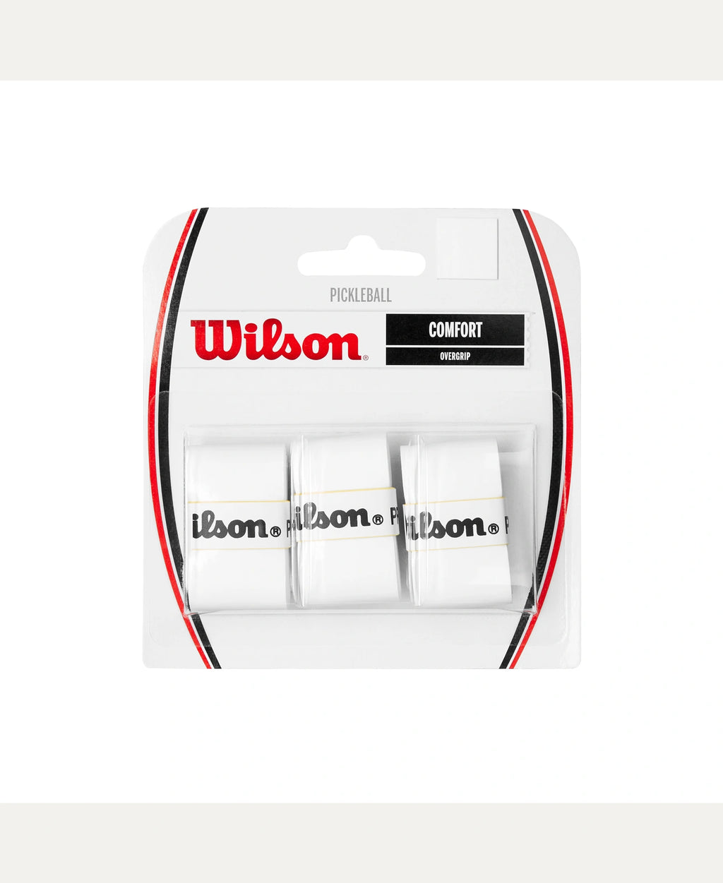 Wilson Pickleball Pro overgrip 3 Pack — performance pickleball. Tacky surface, sweat-absorbent, 3 grips per pack