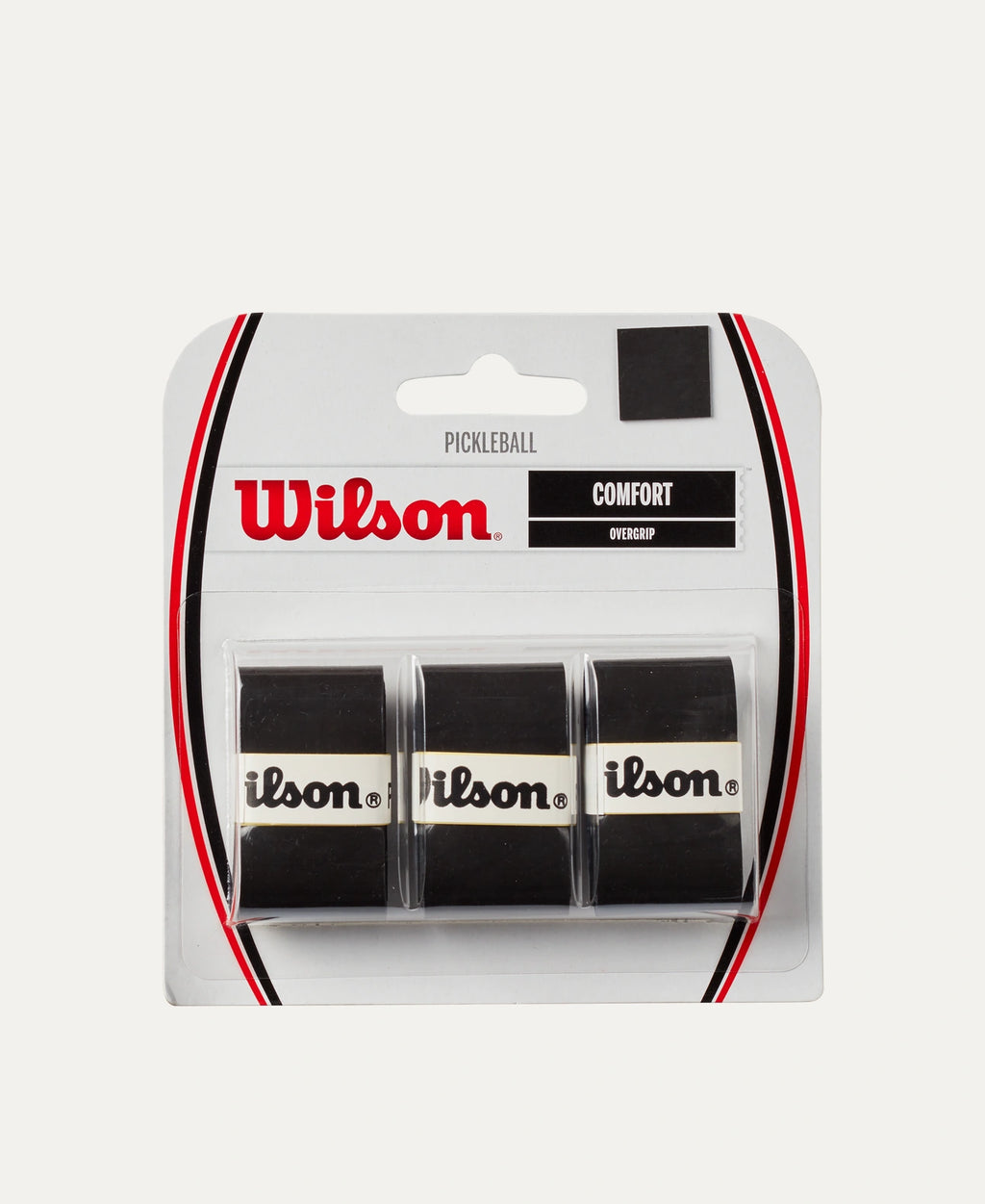 Wilson Pickleball Pro overgrip 3 Pack — performance pickleball. Tacky surface, sweat-absorbent, 3 grips per pack
