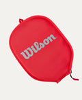 Wilson pickleball paddle Cover — simple pickleball paddle face cover. Durable polyester, zip closure, lightweight
