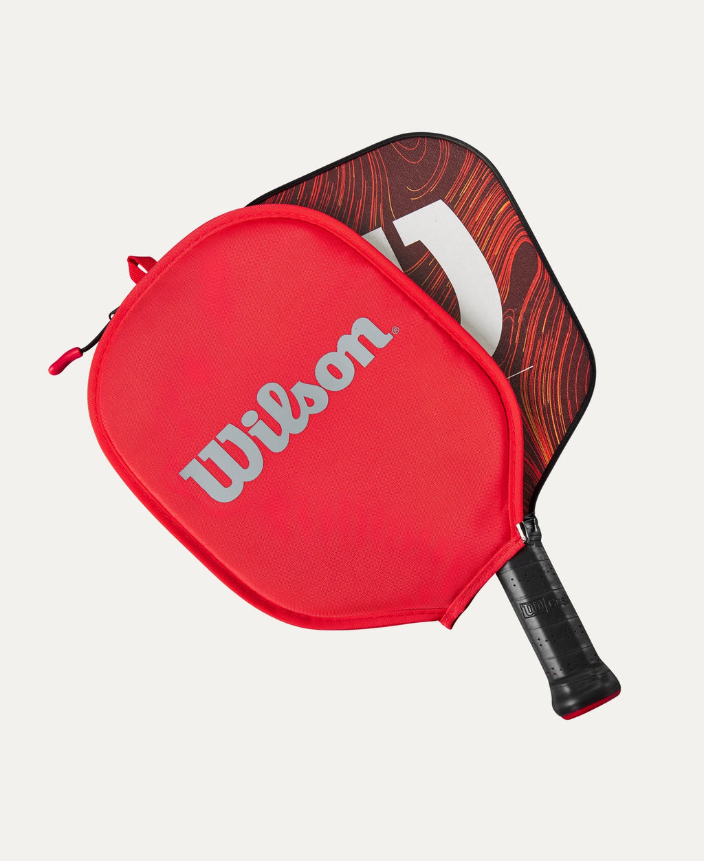 Wilson pickleball paddle Cover — simple pickleball paddle face cover. Durable polyester, zip closure, lightweight