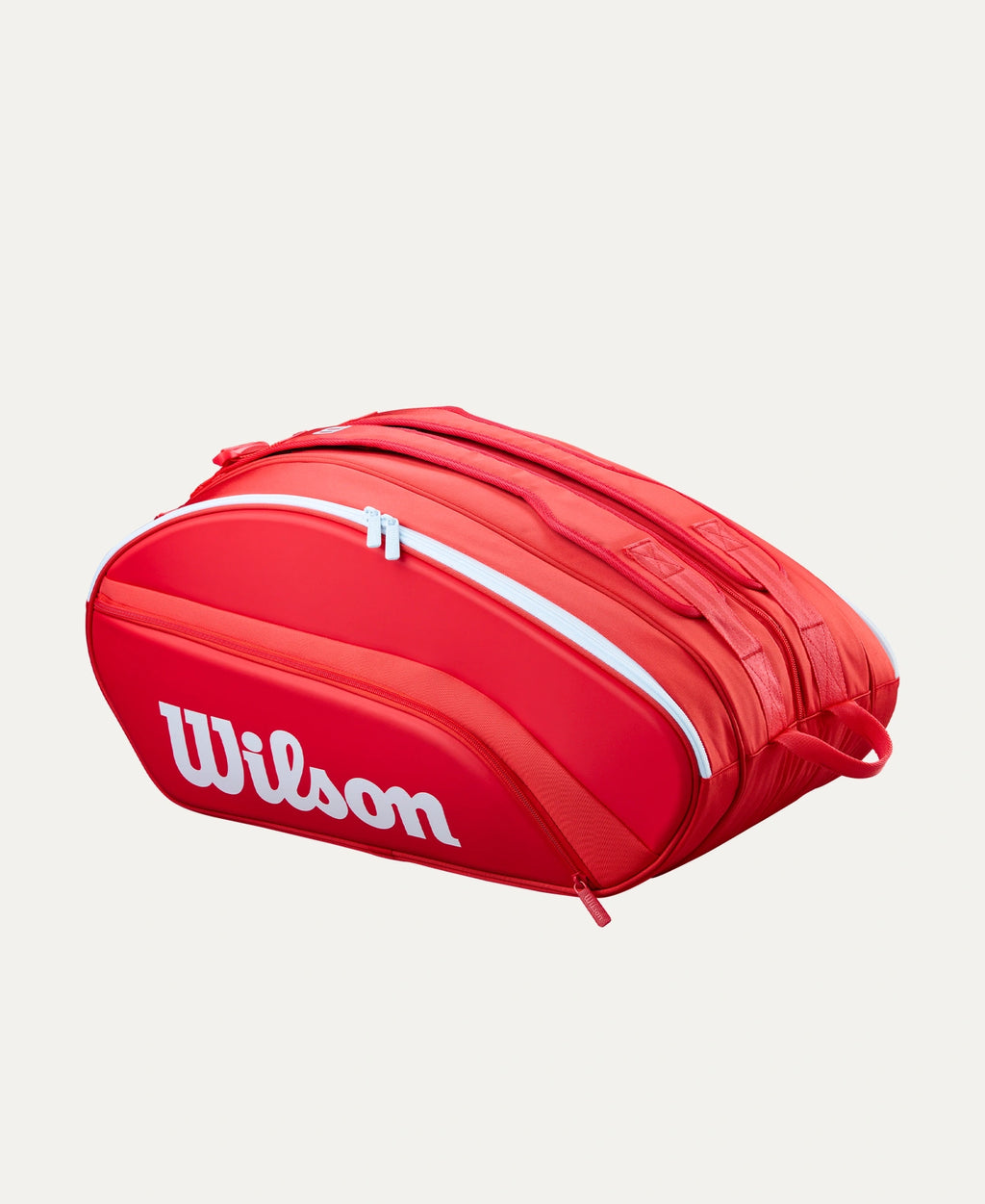 Wilson Super Tour Red padel bag — tour padel bag fits up to 6 rackets