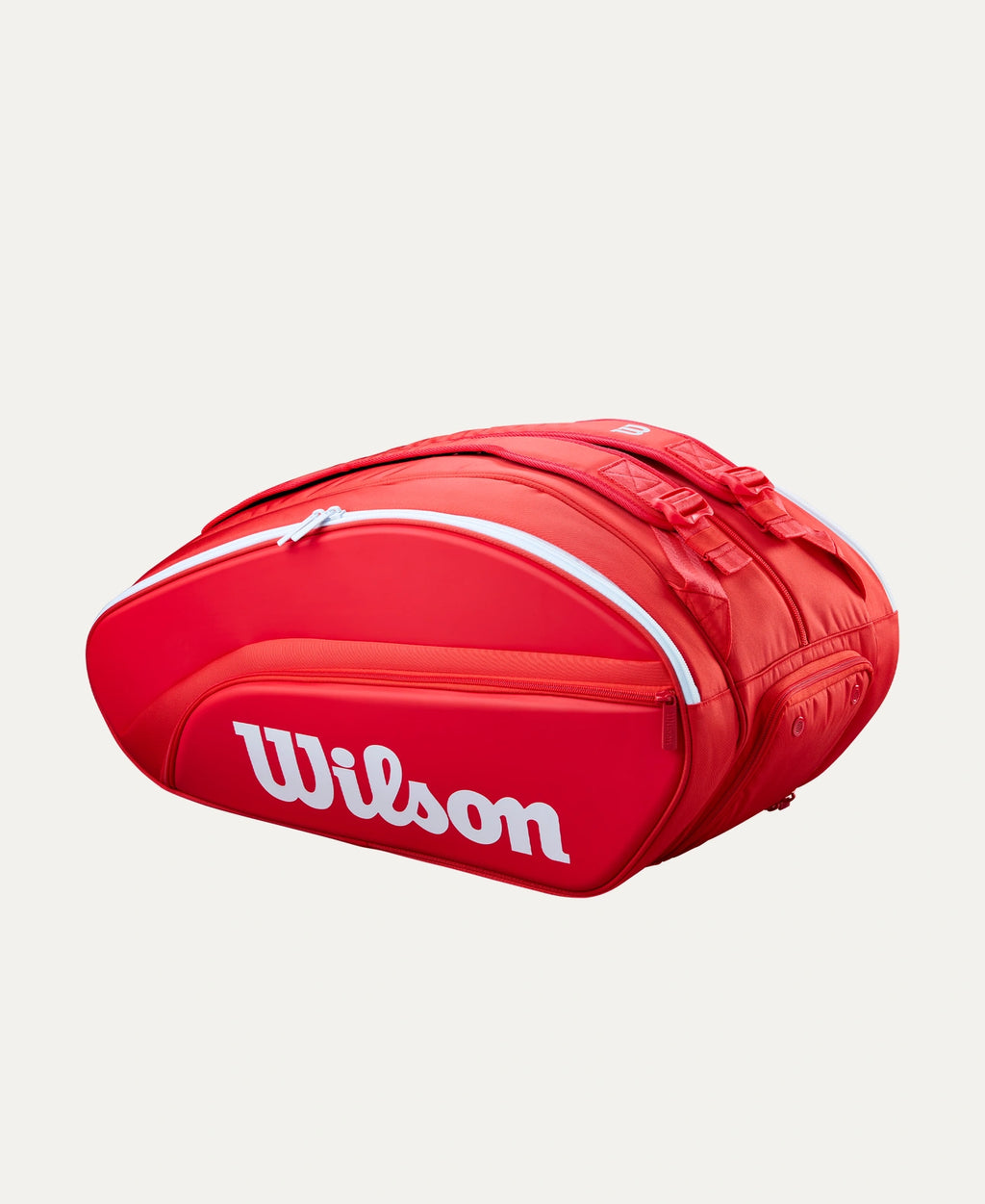 Wilson Super Tour Red padel bag — tour padel bag fits up to 6 rackets