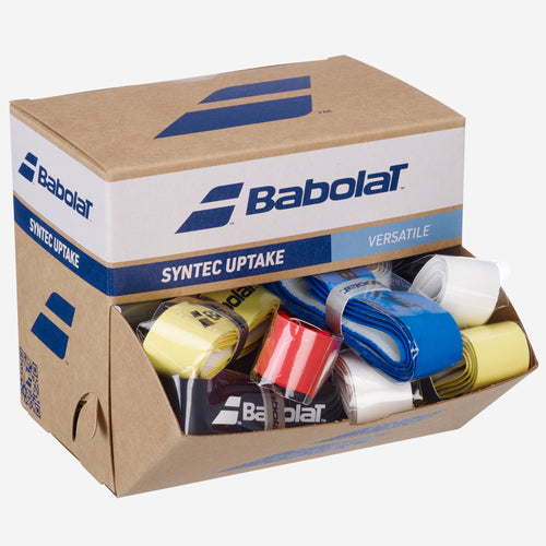 Babolat Syntec Uptake replacement grip — cushioned, absorbent for padel and pickleball rackets. Single grip per pack