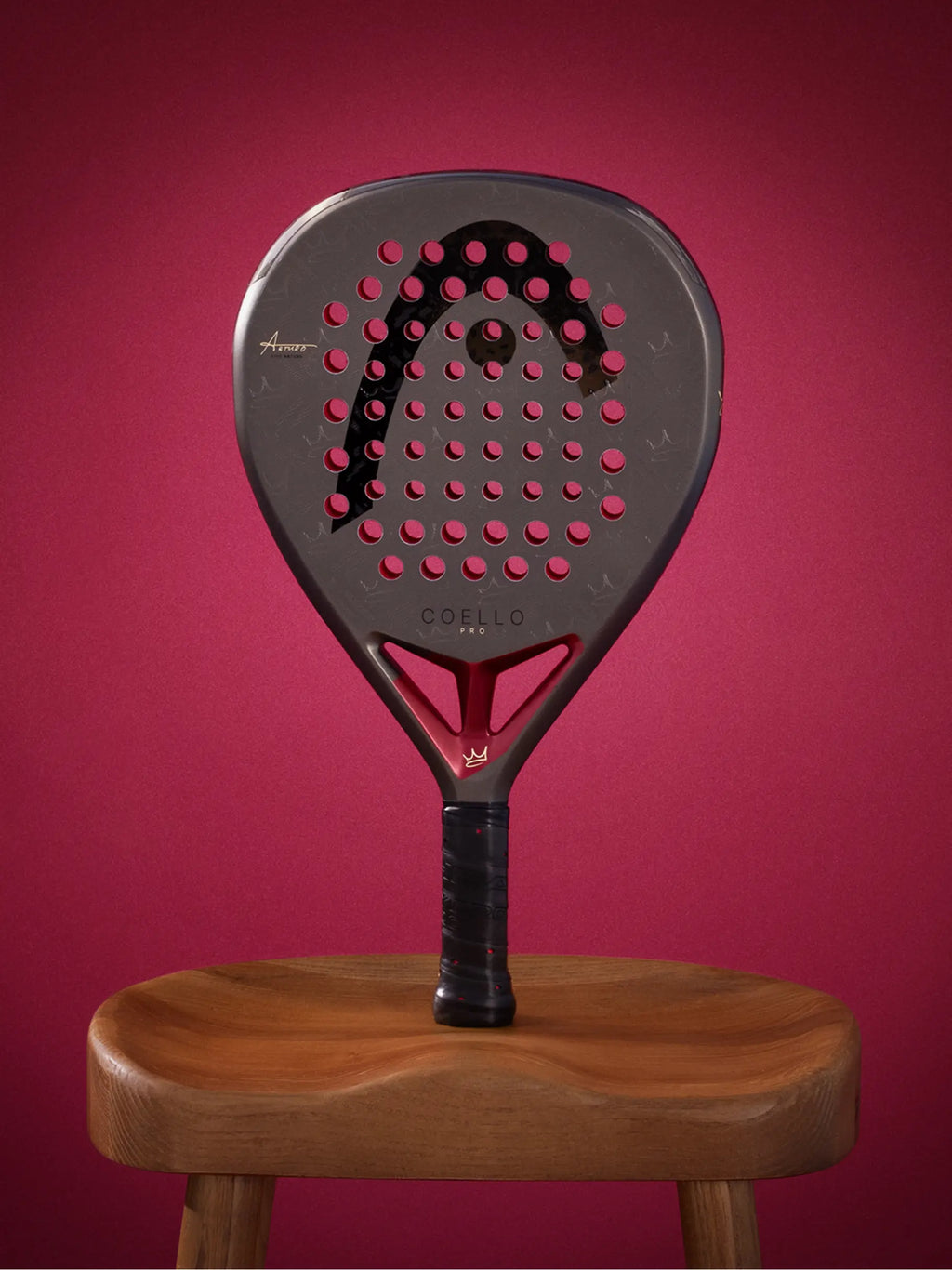 HEAD Coello Pro padel racket — Arturo Coello pro. Full carbon, 375g, diamond, head-heavy. Advanced attackers