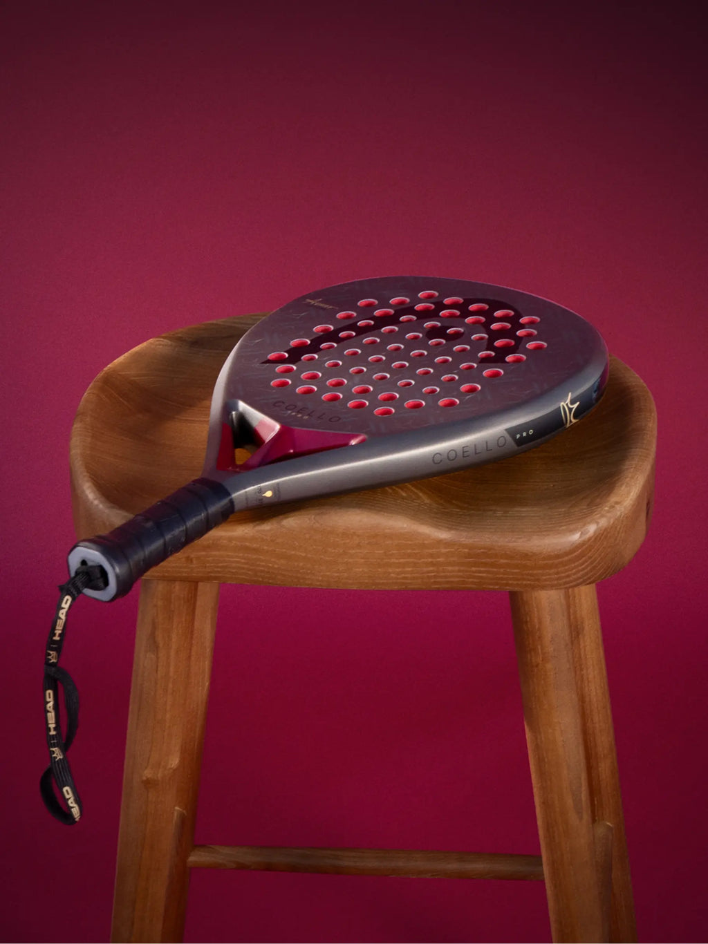 HEAD Coello Pro padel racket — Arturo Coello pro. Full carbon, 375g, diamond, head-heavy. Advanced attackers