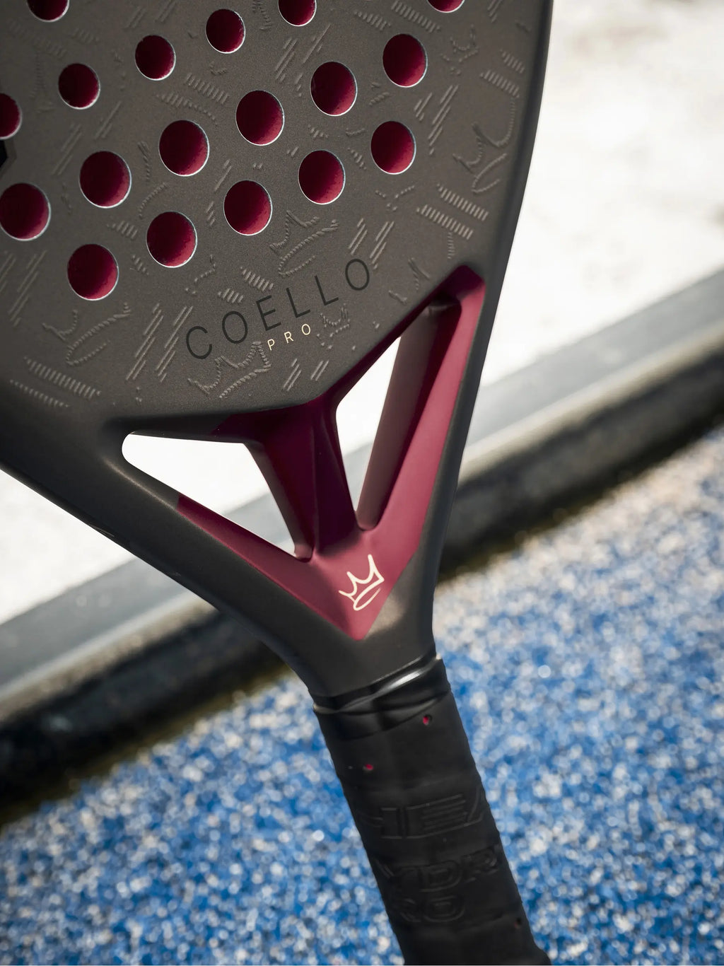 HEAD Coello Pro padel racket — Arturo Coello pro. Full carbon, 375g, diamond, head-heavy. Advanced attackers