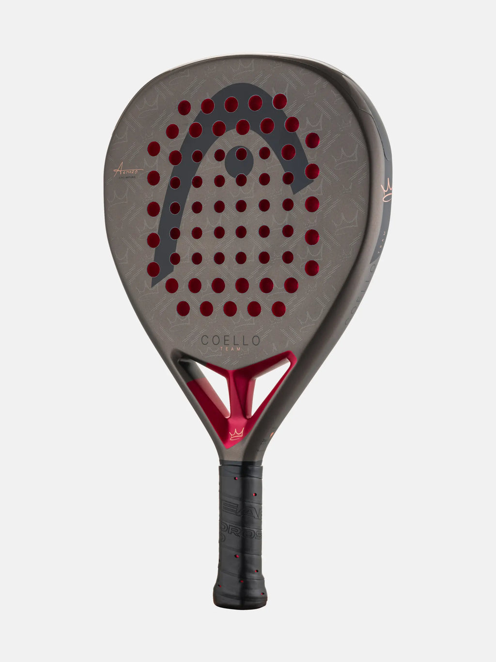 HEAD Coello Team padel racket — Coello range entry. Diamond shape, fibreglass face, easy power. Beginner to intermediate