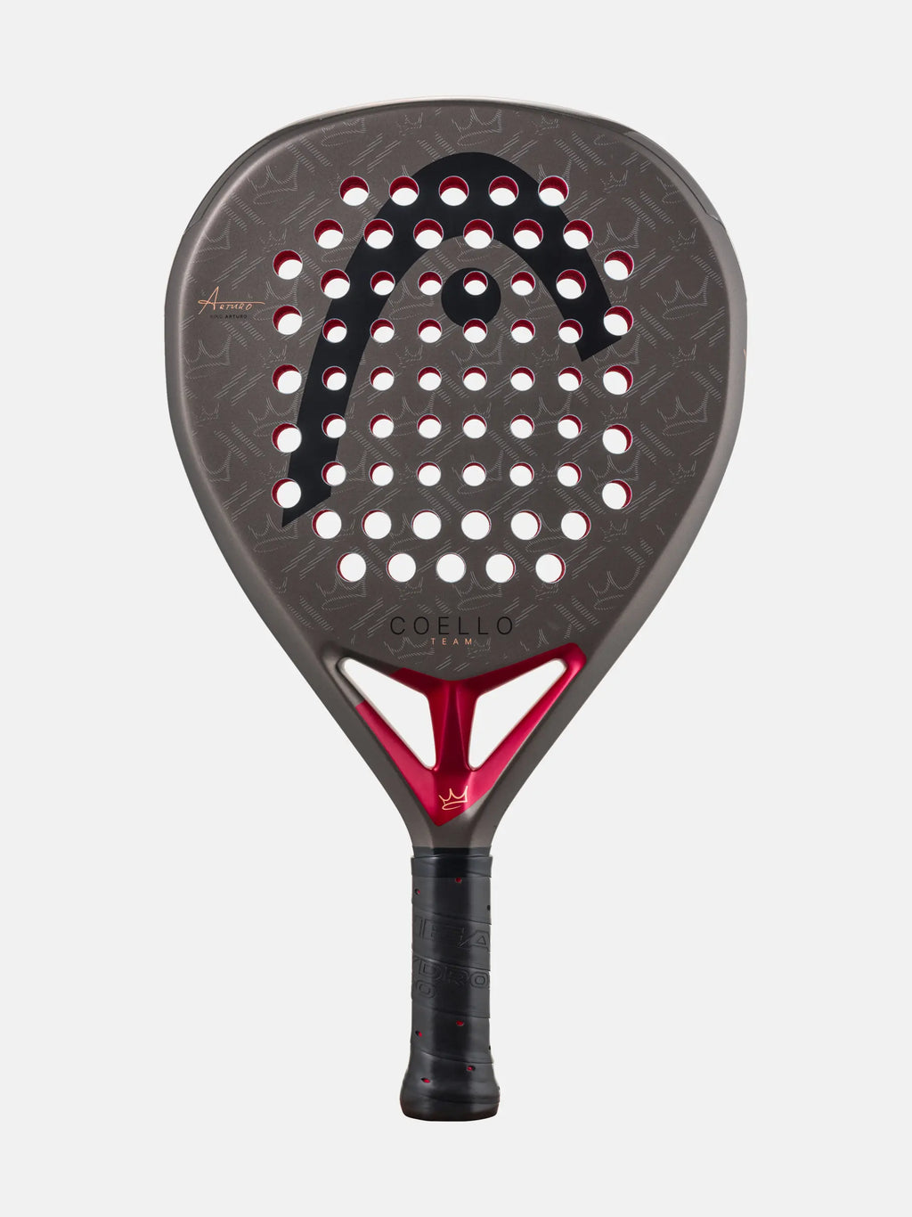 HEAD Coello Team padel racket — Coello range entry. Diamond shape, fibreglass face, easy power. Beginner to intermediate