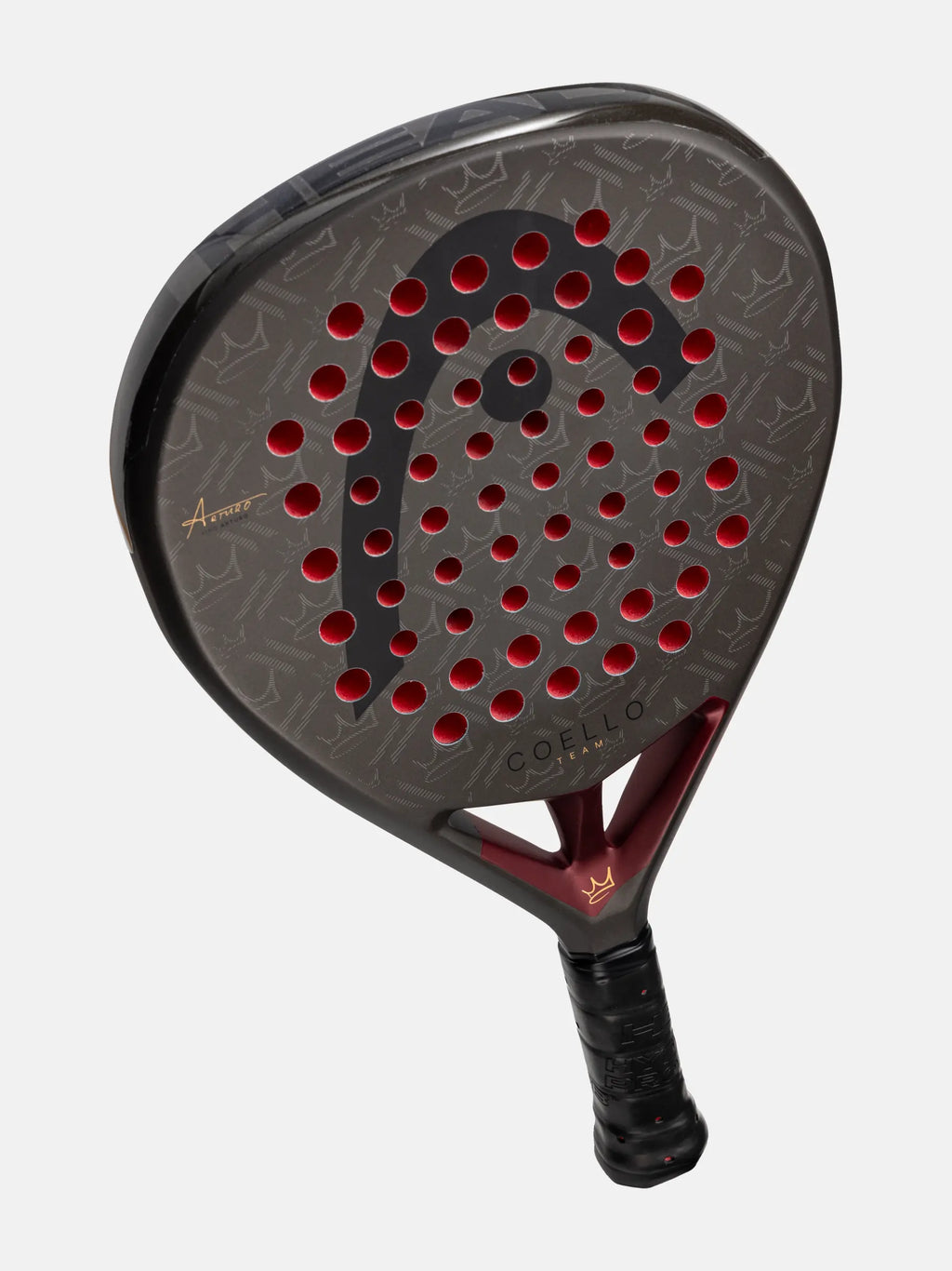 HEAD Coello Team padel racket — Coello range entry. Diamond shape, fibreglass face, easy power. Beginner to intermediate