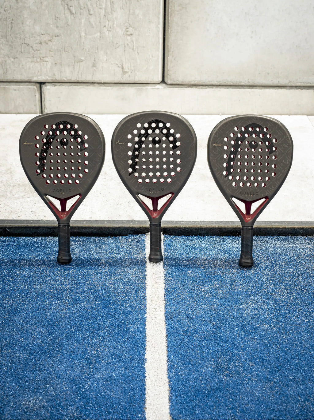 HEAD Coello Team padel racket — Coello range entry. Diamond shape, fibreglass face, easy power. Beginner to intermediate