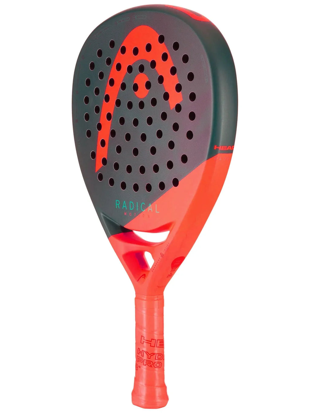 HEAD Radical Motion padel racket — lightweight control. Double carbon, 355g, manoeuvrable. Intermediate to advanced