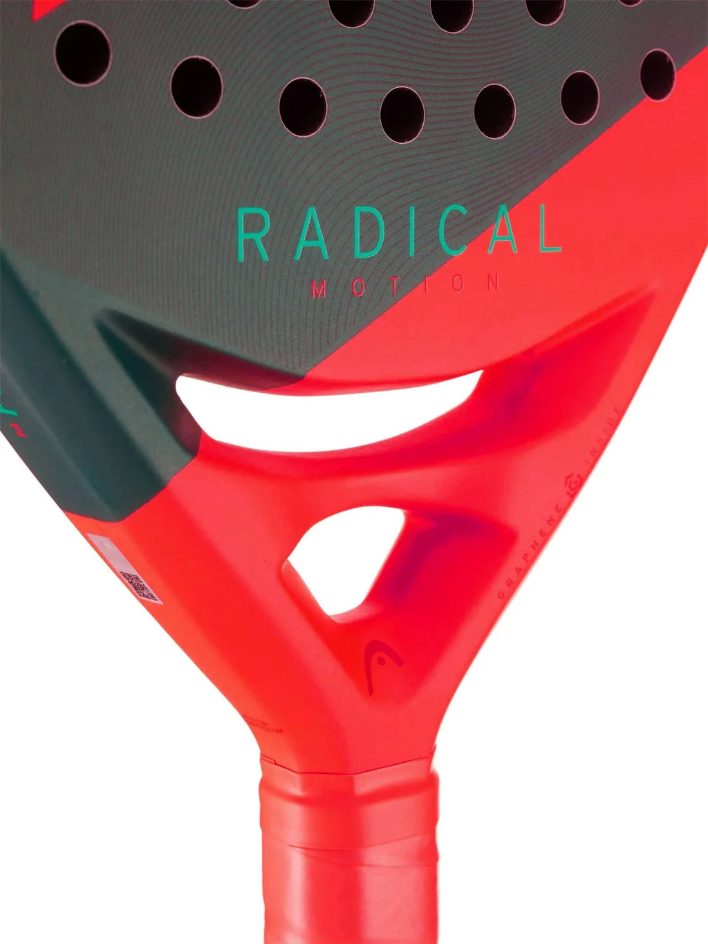 HEAD Radical Motion padel racket — lightweight control. Double carbon, 355g, manoeuvrable. Intermediate to advanced