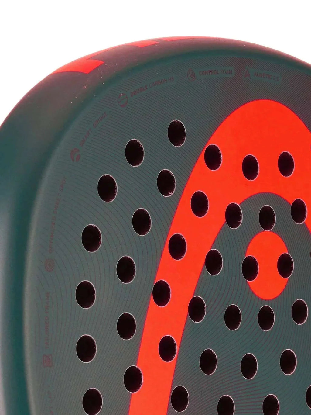 HEAD Radical Motion padel racket — lightweight control. Double carbon, 355g, manoeuvrable. Intermediate to advanced
