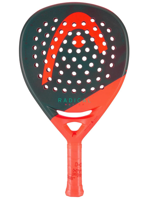 HEAD Radical Motion padel racket — lightweight control. Double carbon, 355g, manoeuvrable. Intermediate to advanced
