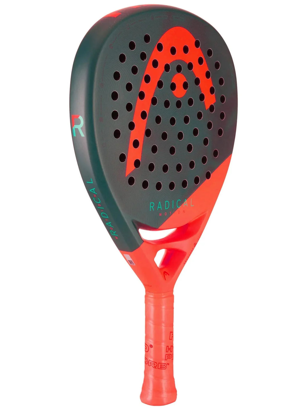 HEAD Radical Motion padel racket — lightweight control. Double carbon, 355g, manoeuvrable. Intermediate to advanced