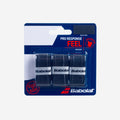Babolat Pro Response overgrip (3 Pack) — thin tacky. 0.45mm profile, high sweat absorption, 3 grips per pack. Padel and pickleball